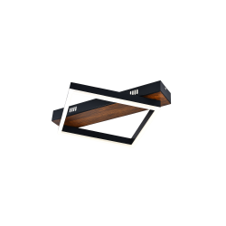 Plafoniera LED moderna 22W+22W cu lumina CCT 3000K-6500K