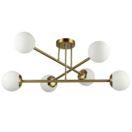 Lustra Bali 6xE27 aurie, IP20, 77 cm – Masterled