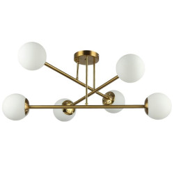 Lustra Bali 6xE27 aurie, IP20, 77 cm – Masterled