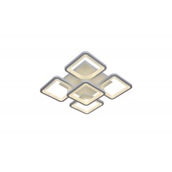 LUSTRA LED CU TELECOMANDA LUMINA CALDA NEUTRA RECE SI INTENSITATE REGLABILA APLICATIE 3800 LM 88 W