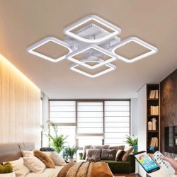LUSTRA LED CU TELECOMANDA LUMINA CALDA NEUTRA RECE SI INTENSITATE REGLABILA 108 W 4300 LM APLICAȚIE