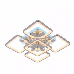 LUSTRA LED CU TELECOMANDA LUMINA CALDA NEUTRA RECE SI RGB INTENSITATE REGLABILA 4500 LM 118 W APLICAȚIE