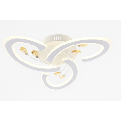 Lustra led cu telecomanda 104w dimabila lumina calda rece
