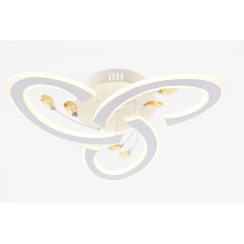 Lustra led cu telecomanda 104w dimabila lumina calda rece