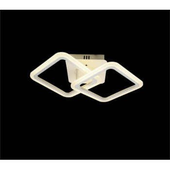 Lustra LED patrata alba cu telecomanda 60w 1800 lm