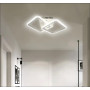 Lustra LED patrata alba cu telecomanda 60w 1800 lm