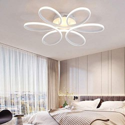 Lustră LED cu telecomandă 120w 6000 lm alb variabil 450 x 450 x 140 mm 