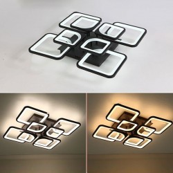 LUSTRA LED MARO CU TELECOMANDA LUMINA CALDA NEUTRA RECE SI INTENSITATE REGLABILA 9000LM 240W
