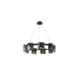 Lustra LED Polish Black Glass socluri becuri G9x9