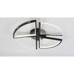 Lustra LED design nou cu telecomanda Wifi 53cm 2.4g alb variabil