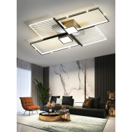 Lustra LED design nou cu telecomanda Wifi 90 cm 2.4g alb variabil