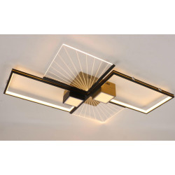 Lustra LED design nou cu telecomanda Wifi 90 cm 2.4g alb variabil