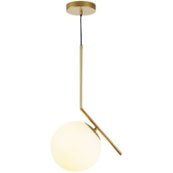 Lustra cu soclu E27 maxim 40 w glob 20cm