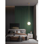 Lustra pe cablu glob mat dulie bec e27