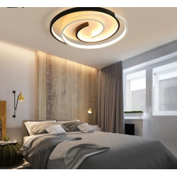 Lustra led cu telecomanda wifi 2.4g cu alb variabil 112w 5000 lm