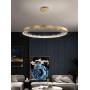 Lustra led gold cu telecomanda wifi 2.4g 40cm alb variabil 50w