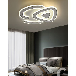 Lustra LED cu telecomanda Wifi si alb variabil 144w
