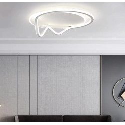Lustra LED dimabila 71w alba cu telecomanda si alb variabil