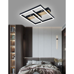 Plafoniera LED cu telecomanda 80W, CCT 3000K-6500K
