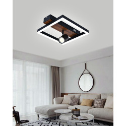 Plafoniera led cu telecomanda moderna 54w lumina reglabila