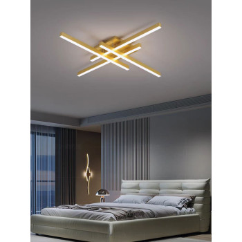 Lustra LED dormitor 96W cu telecomanda wifi lumina reglabila