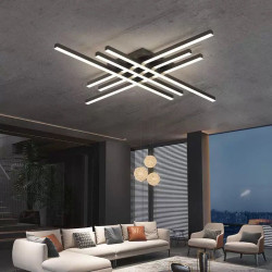 Lustra LED dormitor 144W cu telecomanda wifi lumina reglabila