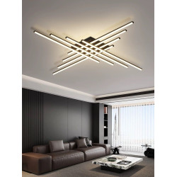 Lustra LED dormitor 256W cu telecomanda wifi lumina reglabila