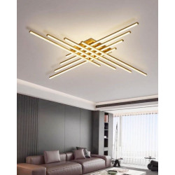 Lustra LED dormitor 256W cu telecomanda wifi lumina reglabila