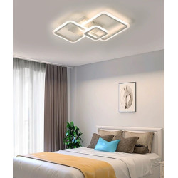 Lustra cu telecomanda 88W design modern lumina reglabila