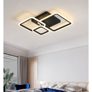 Lustra cu telecomanda 88W design modern lumina reglabila