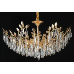 Candelabru auriu modern socluri bec E14