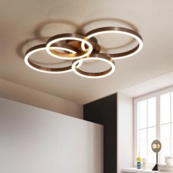 Lustra LED maro cu telecomanda wi-fi 2.4G alb variabil 3300 lm 132 w