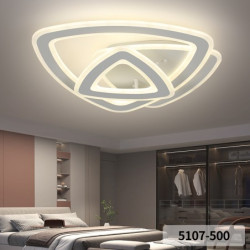 Lustra LED triunghiuri cu telecomanda Wifi 50 cm 2.4g alb cald rece neutru