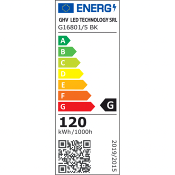 Lustra led cu telecomanda wifi negru D58cm intensitate reglabila