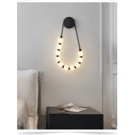 Aplica LED black cu 10 globuri sticla