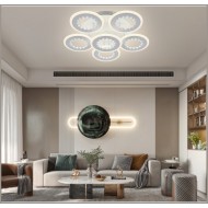 Lustra LED Beads Ring cu telecomanda wifi 2.4G alb variabil 7000 lm