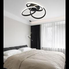 Lustra LED cu telecomanda wifi 2.4G alb variabil si intensitate reglabila 84 w 4200 lm