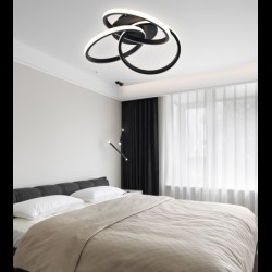 Lustra LED cu telecomanda wifi 2.4G alb variabil si intensitate reglabila 84 w 4200 lm