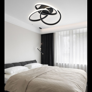 Lustra LED cu telecomanda wifi 2.4G alb variabil si intensitate reglabila 84 w 4200 lm