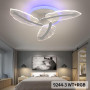 Lustra LED frunze cu telecomanda wifi 2.4G alb variabil si intensitate reglabila 60w 3800lm