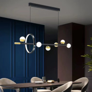 Lustra LED cu telecomanda wifi 2.4G alb variabil 2000 lm
