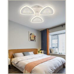 Lustra LED Leaf beads cu telecomanda wifi 2.4G alb variabil 4500 lm 90 w