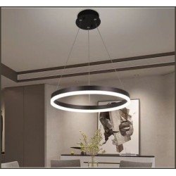 Lustra LED ring cu telecomanda wifi 2.4G Maro alb variabil 4000 lm