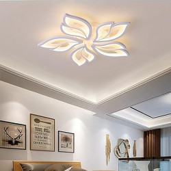 Lustra LED cu telecomanda wifi 2.4G alb variabil 120 w 3000 lm