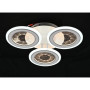 Lustra LED acril transparent cu telecomanda wifi 2.4G alb variabil 4500 lm