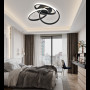 Lustra LED cu telecomanda wifi 2.4G alb variabil si intensitate reglabila 84 w 4200 lm