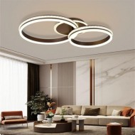 Lustra LED maro cu telecomanda wi-fi 2.4G alb variabil 4000 lm