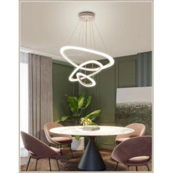 Lustra LED cu telecomanda wifi 2.4G alb variabil 6000 lm 118 w
