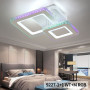 Lustra led rgb cu telecomanda si iluminare smart digitala