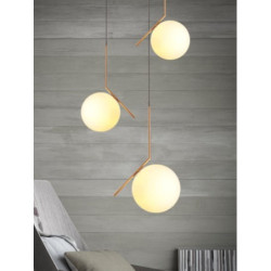 Lustra cu 3 globuri 20cm dulii E14 maxim 40w